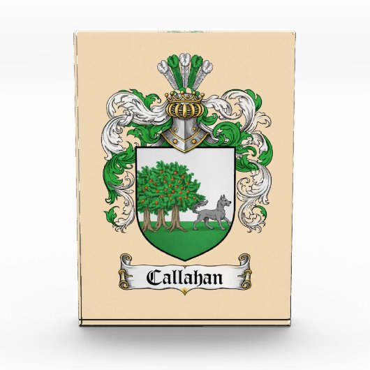 Callahan Coat of Arms Photo Block フォトブロック (正面)