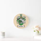 Callahan Coat of Arms Round Clock ( ラウンド壁時計 (ホーム)