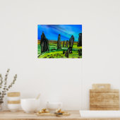 Callanish standing stones  ポスター (キッチン)