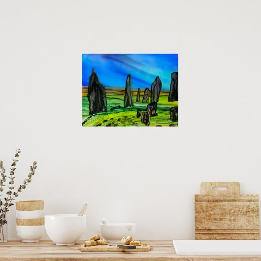 Callanish standing stones  ポスター (キッチン)