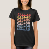 Callao City Groovy Retro Tシャツ (正面)