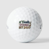 Callaway Funny “Hit Back” Golf Ball ゴルフボール (正面)