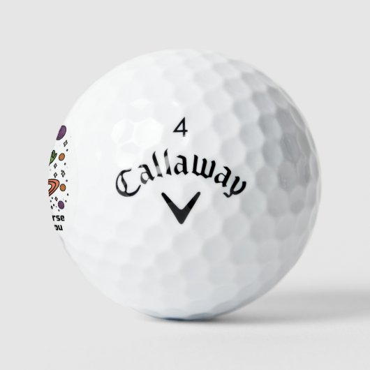 Callaway Golf Ball – May the Course Be With You ゴルフボール (ロゴ)