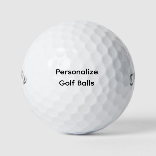 Callaway Golf Warbird をカスタマイズ ゴルフボール (正面)