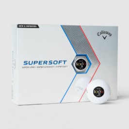 Callaway Supersoft ロゴ オリジナルプリント ゴルフボール