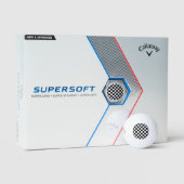 Callaway Supersoft 12パックゴルフボールチェッカー ゴルフボール (パッケージング)