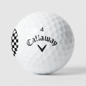Callaway Supersoft 12パックゴルフボールチェッカー ゴルフボール (ロゴ)