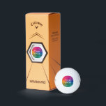 Callaway Warbird 3 Packビジネスロゴのアップロード ゴルフボール<br><div class="desc">アップロード会社のロゴを追加する写真イメージデザインはこちらモダンテンプレート3パック離れウォーバードゴルフボール。</div>