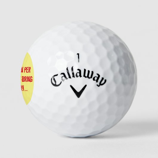 Callaway Warbird Golf Balls Touchdown Edition ゴルフボール (ロゴ)