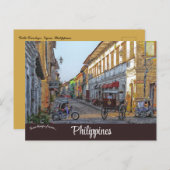 Calle Crisologo Vigan Philippines ポストカード (正面/裏面)