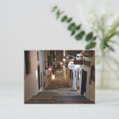 Calle de Altea con escalinata por la noche ポストカード (スタンド正面)