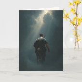 "Called Home by Light" Sympathy Card カード (黄色い花)