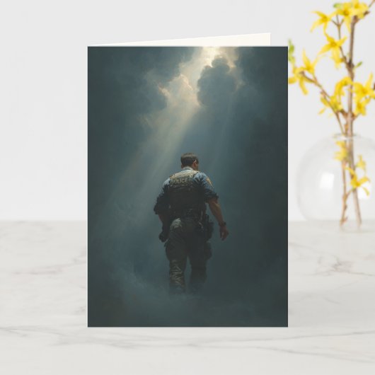 "Called Home by Light" Sympathy Card カード (黄色い花)