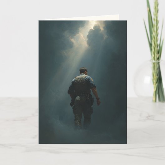 "Called Home by Light" Sympathy Card カード (正面)