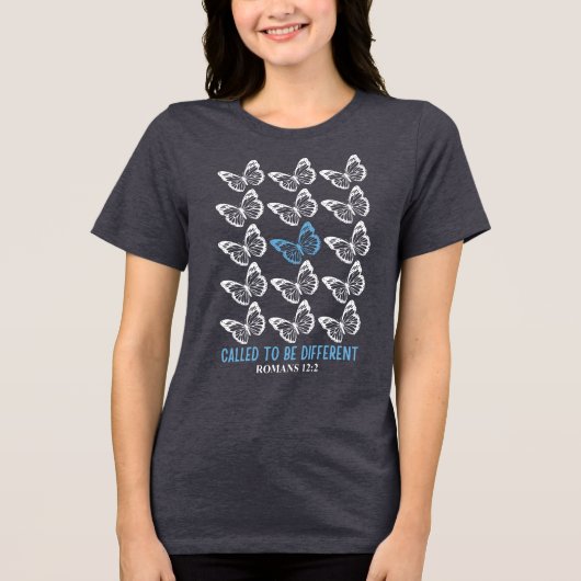 Called to Be Different - キリスト教のインスピレーション トライブレンドTシャツ (正面)