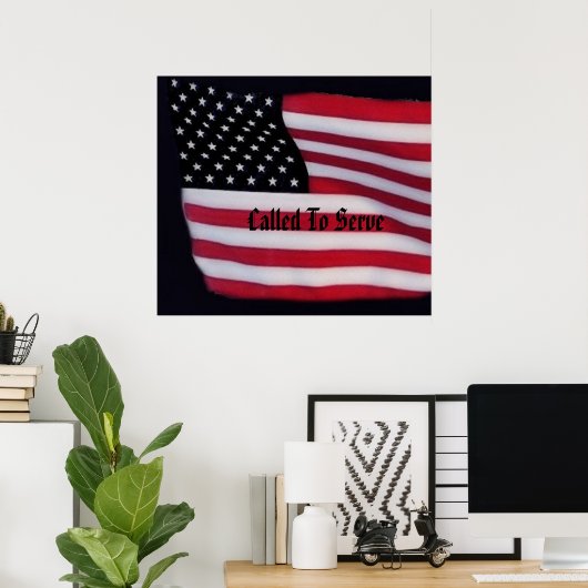 called to serve poster ポスター (ホームオフィス)