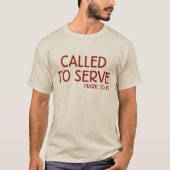 Called to Serve Tシャツ - 聖書の言葉 ヨシュア記 24:15 T (正面)