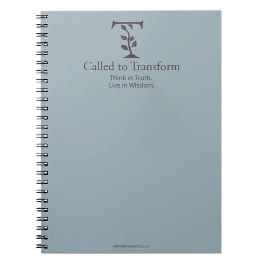Called to Transform: Basic Notebook ノートブック (正面)