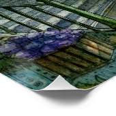 Callejón de Cuento de Hadas en Acuarela  ポスター (コーナー)