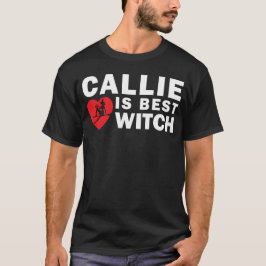 Callieは最も最高のな魔法使いの暗闇のTシャツです Tシャツ
