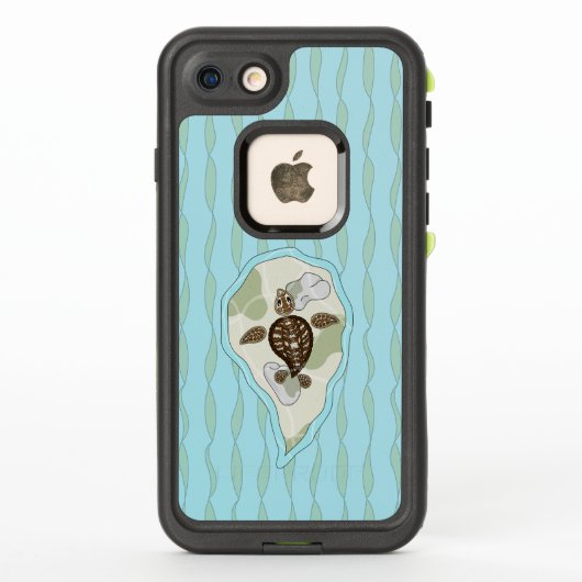Callie the Sea Turtle Lifeproof Case iPhoneケース (裏面)
