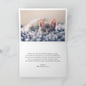 Calligraphy and Wreath New Year Photo Green シーズンカード (内部)