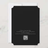 Calligraphy Bird Vintage Illustration Wedding Save セーブザデート (裏面)