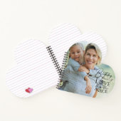 Calligraphy Custom Photo Birthday For  Niece ノートブック (内部)