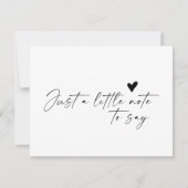 Calligraphy Formal Baby Announcement Card サンキューカード (正面)