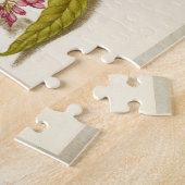 Calligraphy gilded initial vintage plants ringlet ジグソーパズル (側面)