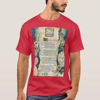 Calligraphy of the poem IF by Rudyard Kipling Tシャツ