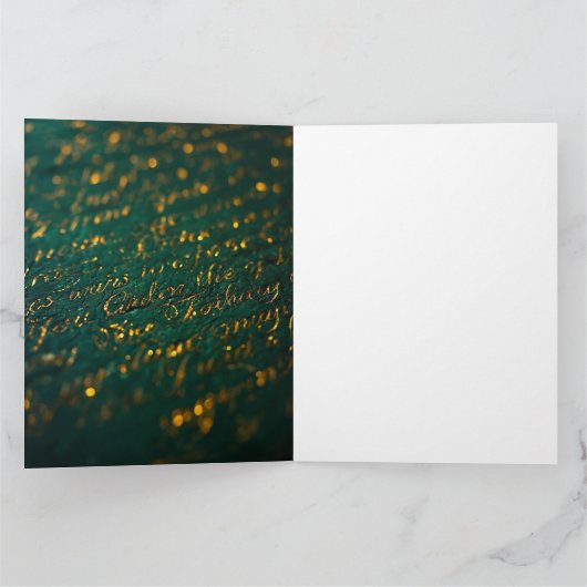 Calligraphy of the Unknown カード (内部)