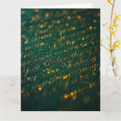 Calligraphy of the Unknown カード (黄色い花)