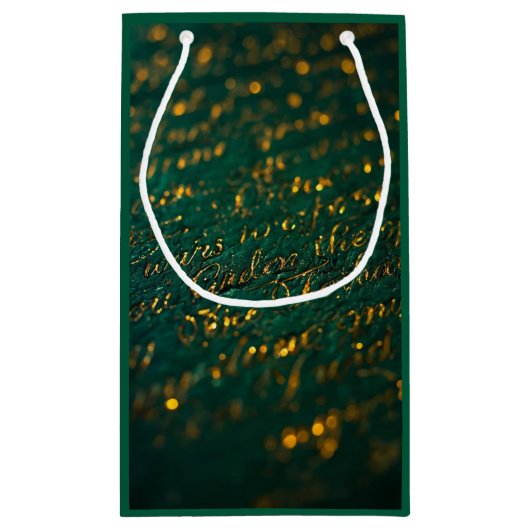 Calligraphy of the Unknown スモールペーパーバッグ (裏面)