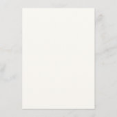 Calligraphy Script Details Wedding エンクロージャーカード (裏面)