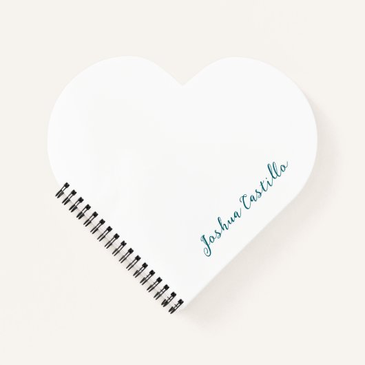 Calligraphy Simple Plain Professional Name ノートブック (正面)