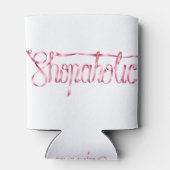Calligraphy sticker shopaholic Quote 缶クーラー (裏面)