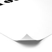 calligraphy wifi password pedestal sign ポスター (コーナー)