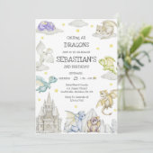 Calling All Dragons Birthday Invitation 招待状 (スタンド正面)