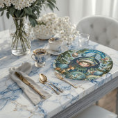 Calling All Elves Snowflakes Hail Christmas Party  ペーパープレート