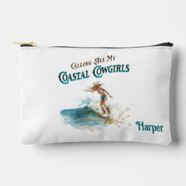 Calling All My Coastal Cowgirls Cosmetics Bag アクセサリーポーチ