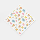 Calling All Party Animals Kids Birthday スタンダードランチョンナプキン (角)