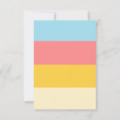 Calling All Party Animals Whimsical Kids' Birthday 招待状 (裏面)