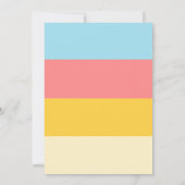 Calling All Party Animals Zoo Kids' Birthday Party 招待状 (裏面)