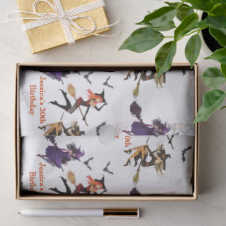 Calling All Witches Halloween Party 30Th Birthday 薄葉紙