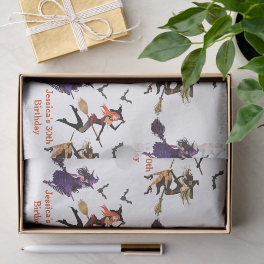 Calling All Witches Halloween Party 30Th Birthday 薄葉紙 (ギフト)