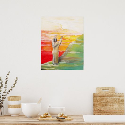 Calling Eagle Ancestsプリント ポスター (キッチン)