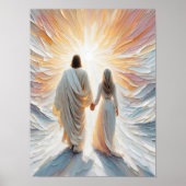 Calling Faith, Christian Art, Jesus Walking with ポスター (正面)