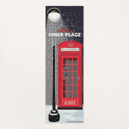 'Calling Inner Peace' Red London Phone Booth ヨガマット