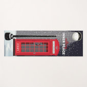 'Calling Inner Peace' Red London Phone Booth ヨガマット (正面(横))